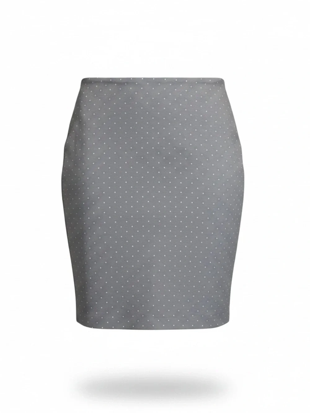 Liz Claiborne Gray Polka Dot Pencil Skirt